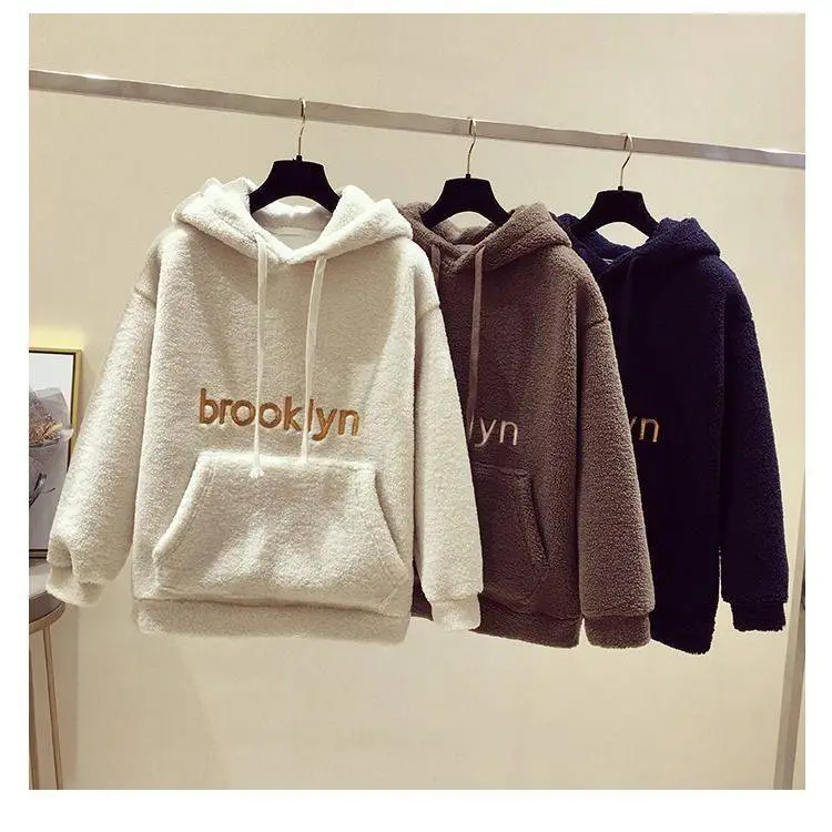Women's 2025 Wool Hoodie Purple Fleece Lining — feature 2