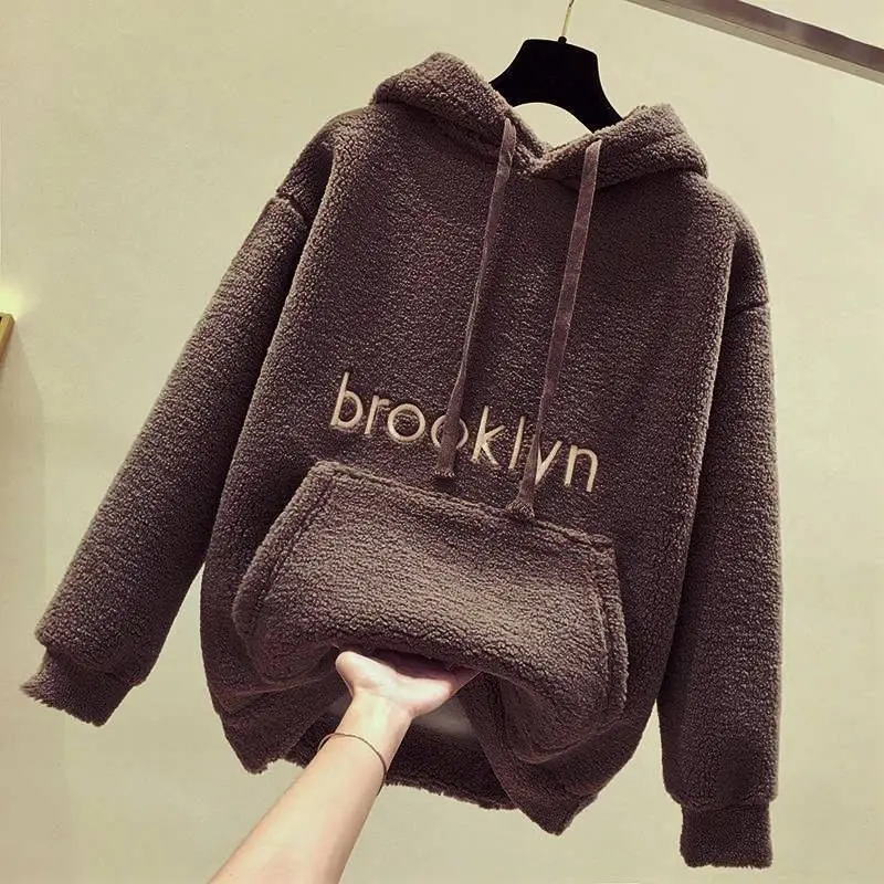 Women's 2025 Wool Hoodie Purple Fleece Lining — feature 8