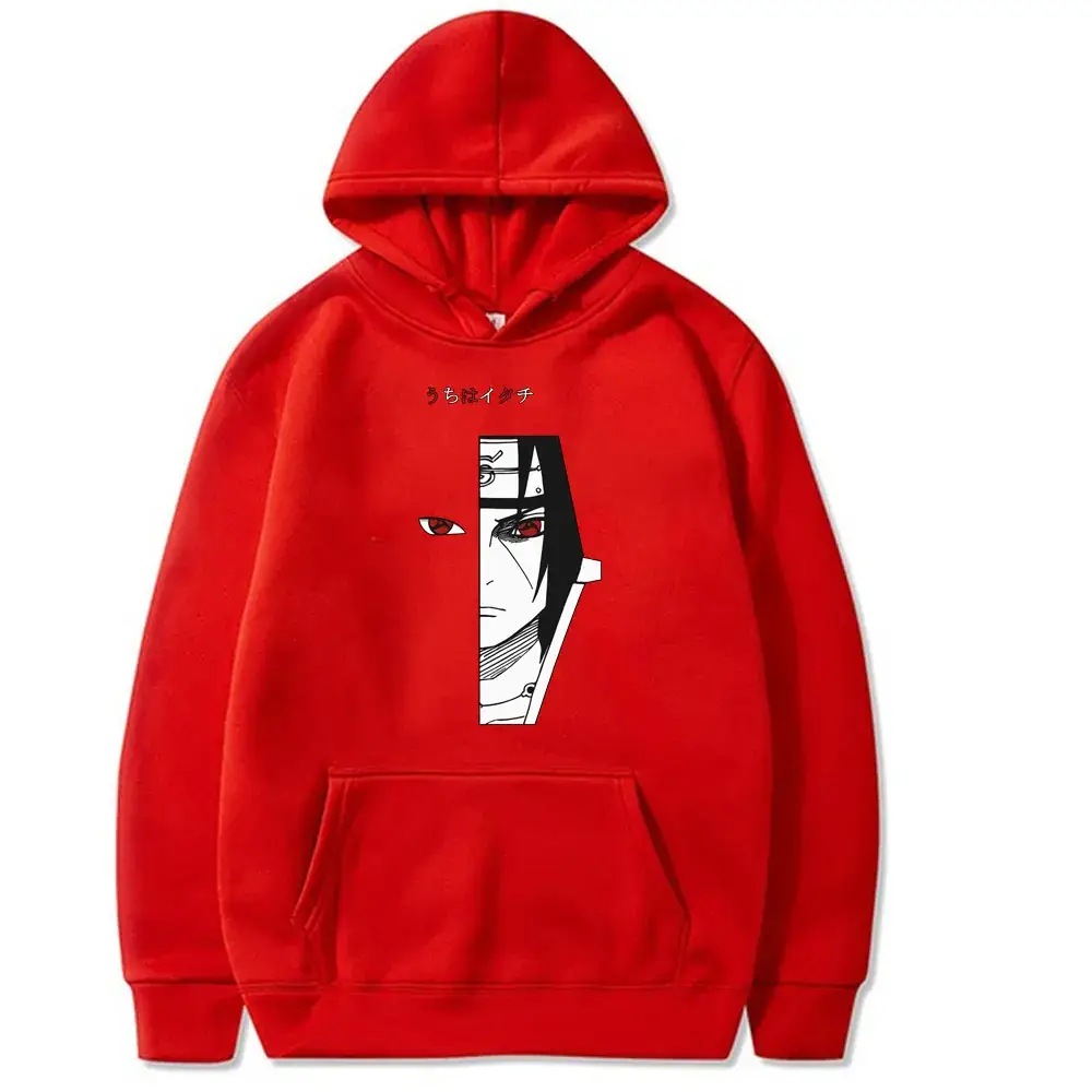Naruto Sasuke Printed Black Hoodie for Men Women - Image 3