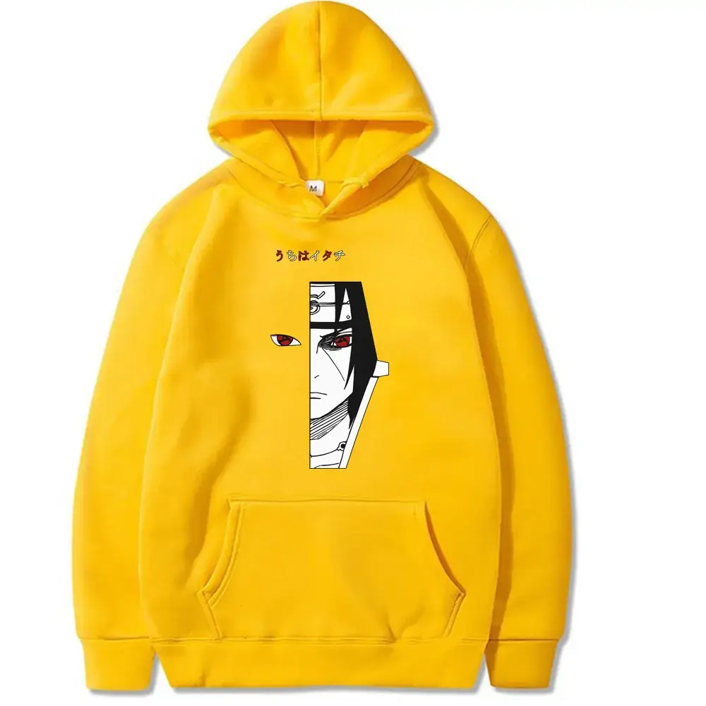 Naruto Sasuke Printed Black Hoodie for Men Women - Image 2