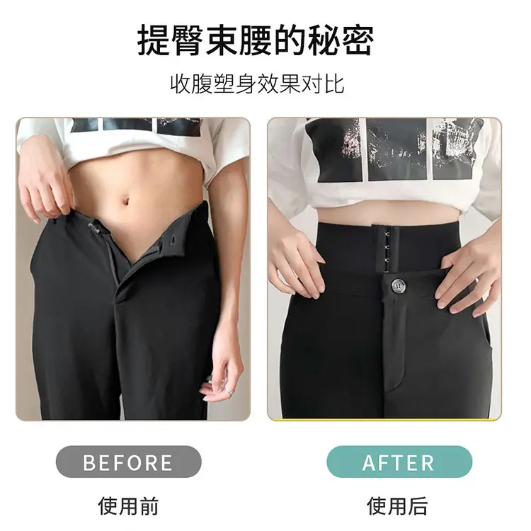 Waist-Shaping Yoga Hip-Lifting Pants Black - Image 6