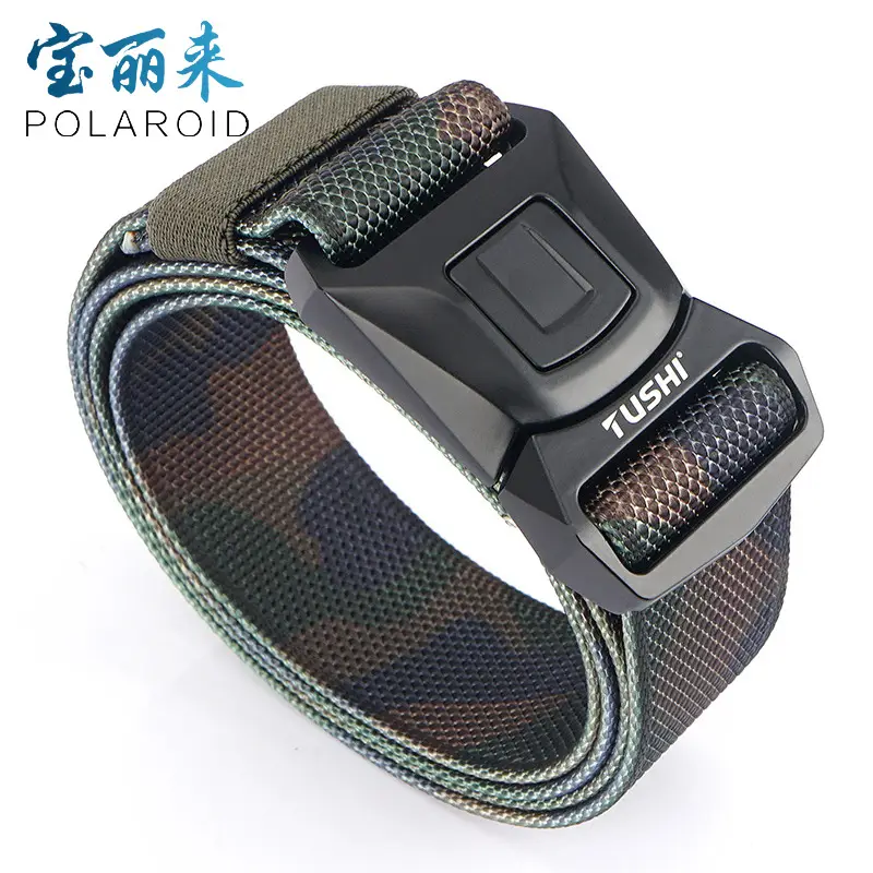 Red Quick-Drying Nylon Trouser Belt for Men - Image 13