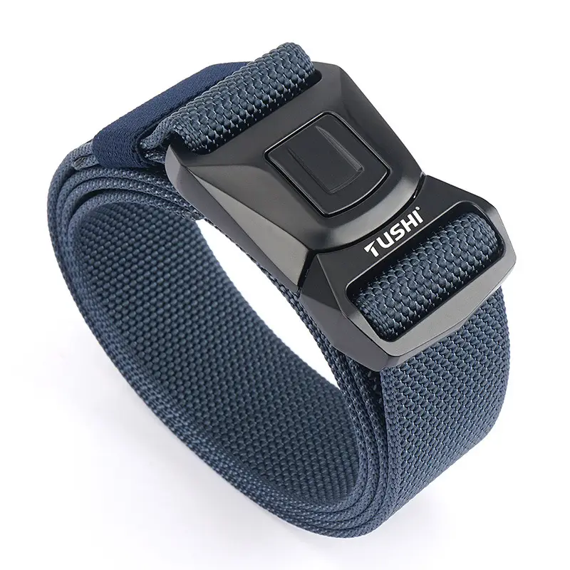 Red Quick-Drying Nylon Trouser Belt for Men - Image 6