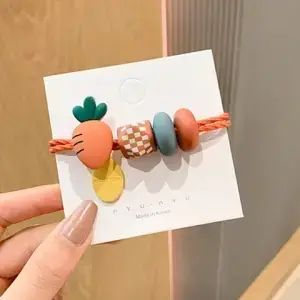 Cute Fruit Head Rope for Women Girls Hair Ring - Image 5