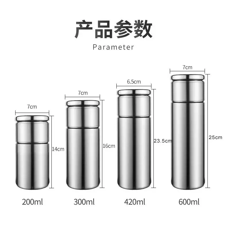 Shenhua 420ml Stainless Steel Tea Cup - Image 8