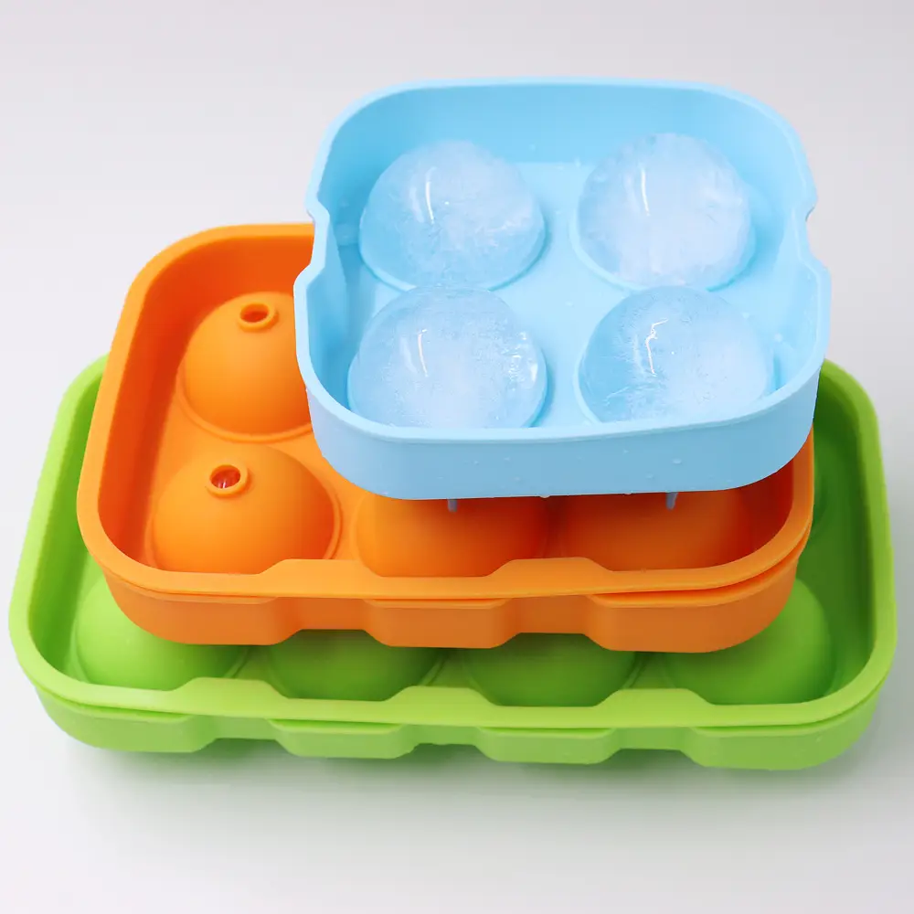 Silicone Ice Hockey Molds 4Hole 6Hole 8Hole Green