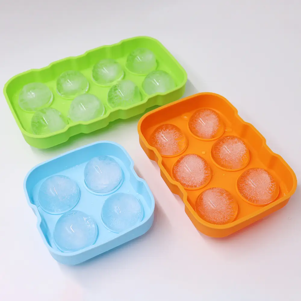 Silicone Ice Hockey Molds 4Hole 6Hole 8Hole Green