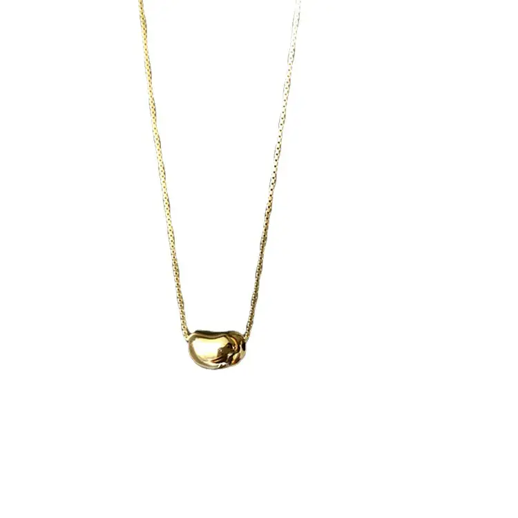 Xiyu Titanium Necklace Acacia Bean Pendant - Image 9