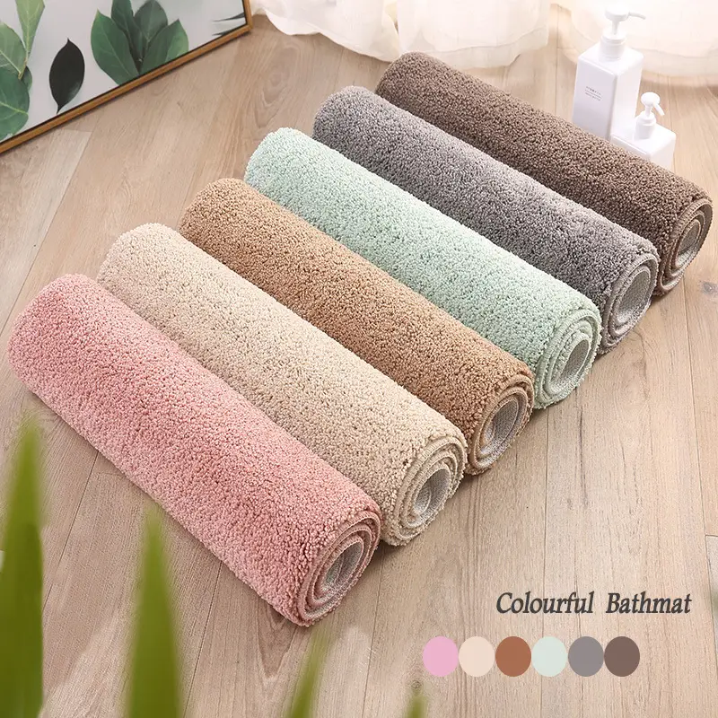 Cross-border Bathroom Non-Slip Absorbent Mat Set of 4 - Image 11