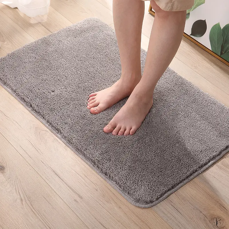 Cross-border Bathroom Non-Slip Absorbent Mat Set of 4 - Image 2