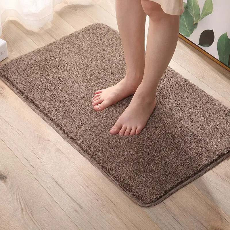 Cross-border Bathroom Non-Slip Absorbent Mat Set of 4 - Image 3