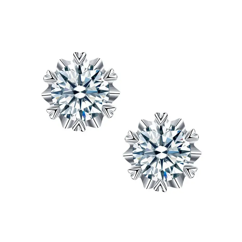 Korean Style Snowflake Earrings for Women - Image 5