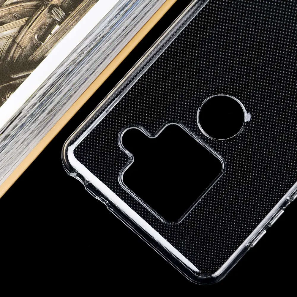 Fully Transparent Tpu Phone Case Waterproof for Sharp Aquos Sense4 Plus — feature 2