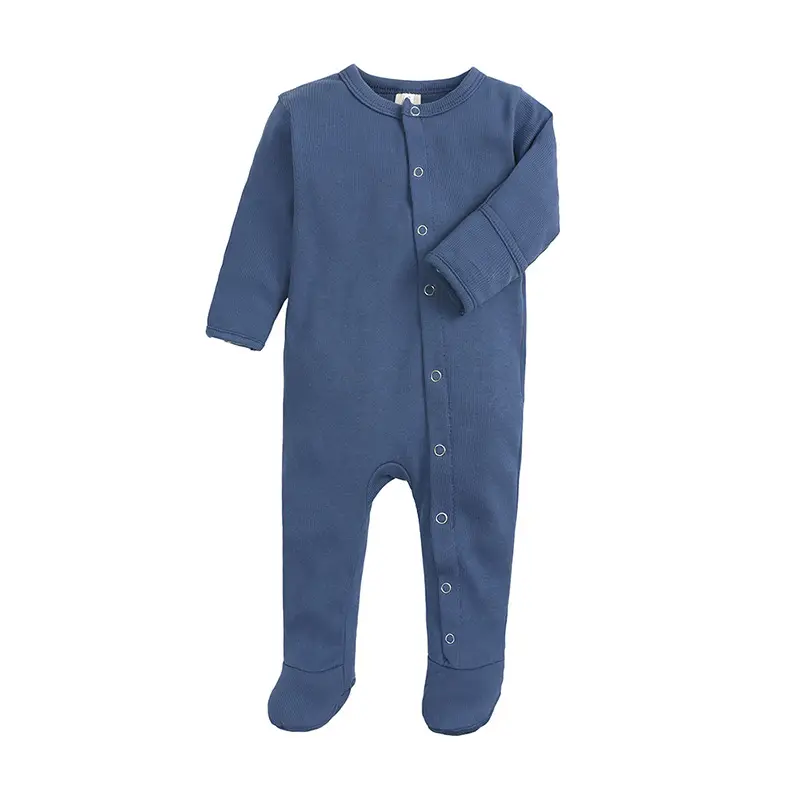 Newborn Long-Sleeve Baby Romper Set 5 Colors - Image 5