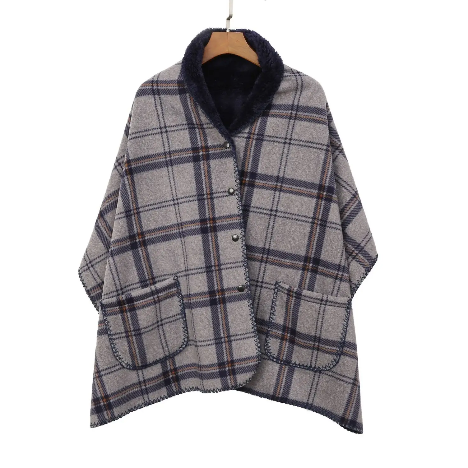 Plaid Fleece Blanket for Women Office Use - Image 2