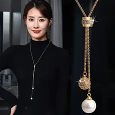 Rose Gold Double Ring Hip Hop Necklace for Women — feature 2
