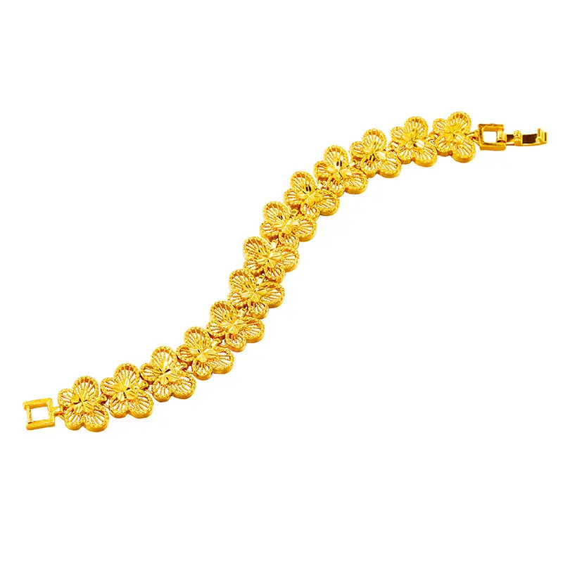 24K Gold Butterfly Bracelet for Women - Image 6