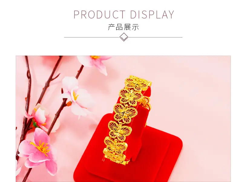24K Gold Butterfly Bracelet for Women — feature 6