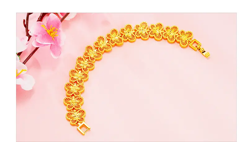 24K Gold Butterfly Bracelet for Women — feature 7