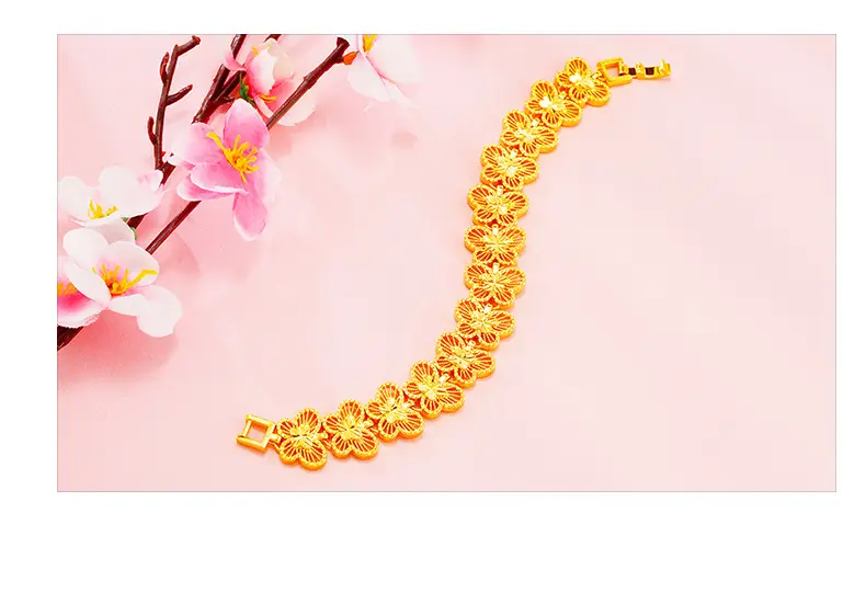 24K Gold Butterfly Bracelet for Women — feature 8