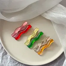 French Pearlescent Satin Bow Hairpin Back Clip — feature 8