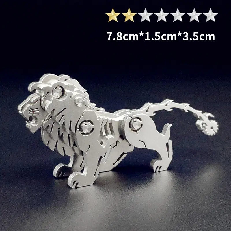 Steel 3D Metal Jigsaw Puzzle for Kids Adults - Image 14
