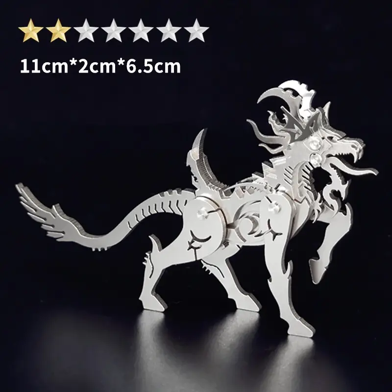 Steel 3D Metal Jigsaw Puzzle for Kids Adults - Image 2