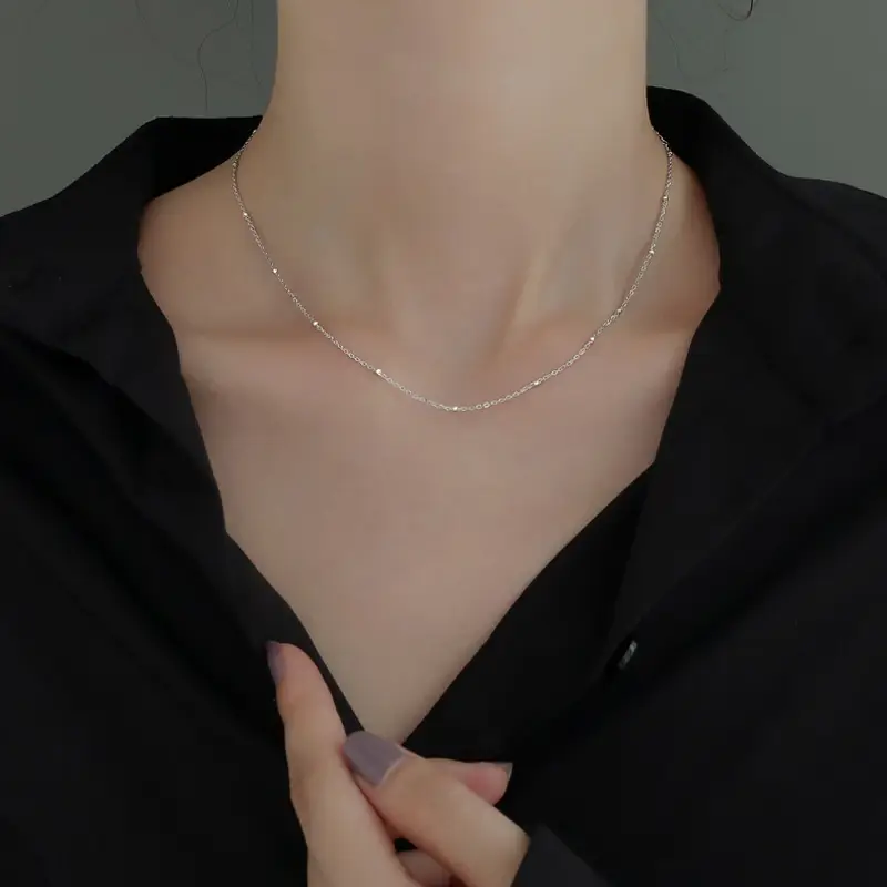 Sterling Silver Choker Necklace for Girls - Image 3