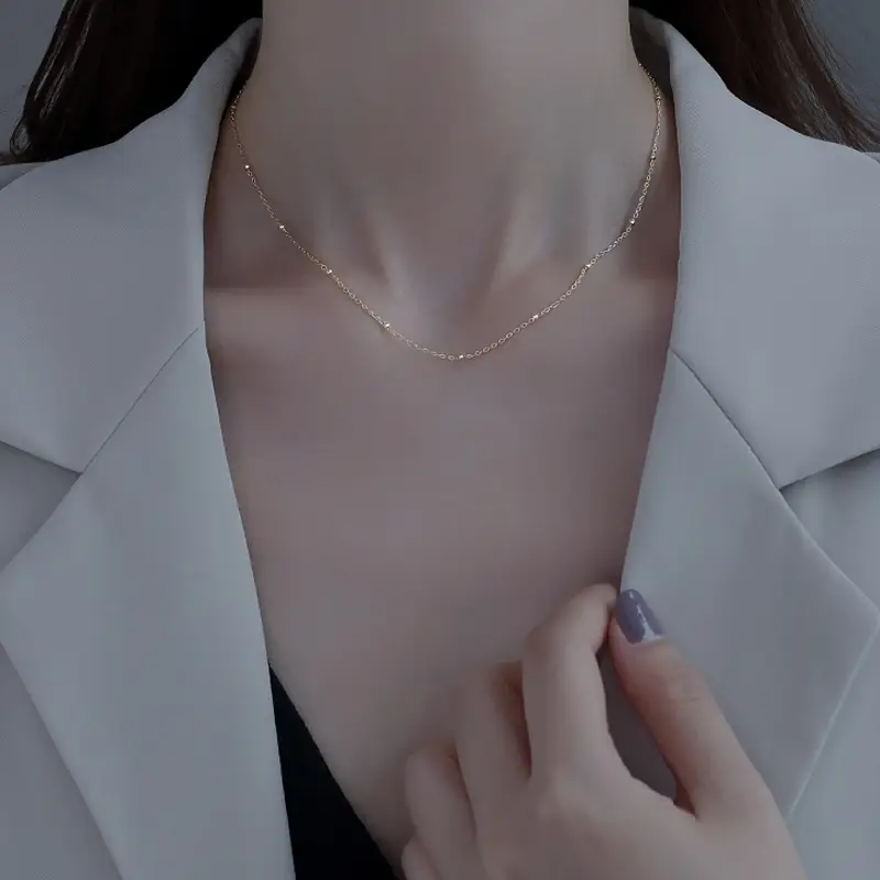 Sterling Silver Choker Necklace for Girls - Image 4