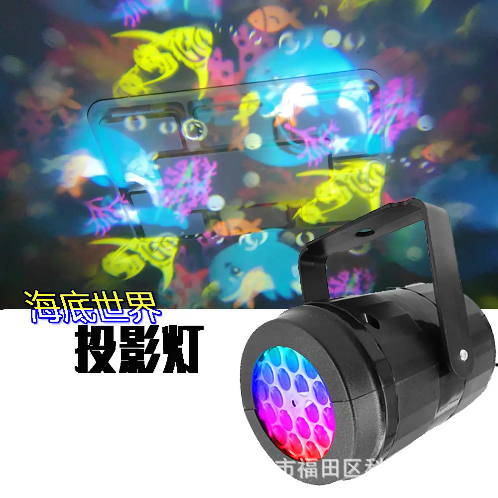 Cross-Border Christmas Projection Lamp with Colorful Rotating Patterns - Image 5