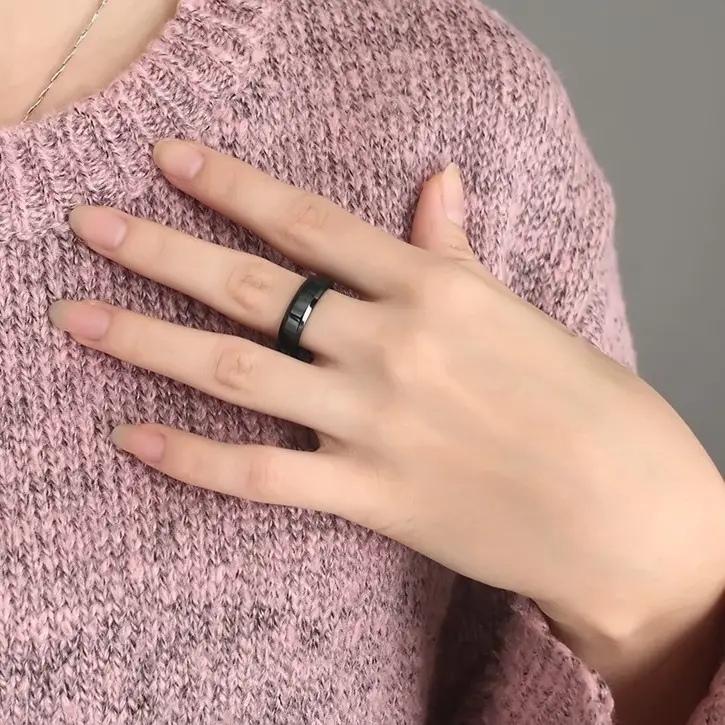 Stainless Steel Ring Three Colors Fashion Jewelry