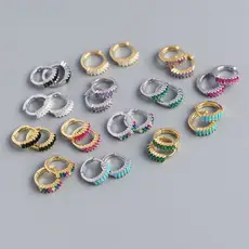 Cross-Border Stacked Earrings Gold & Silver Women — feature 9