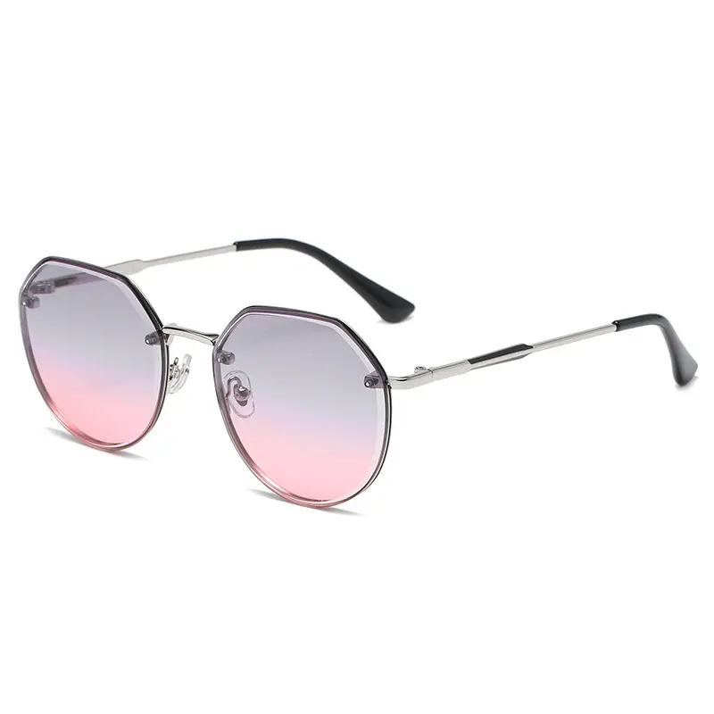 Women's Gradient Metal Sunglasses Street Fashion - Image 9