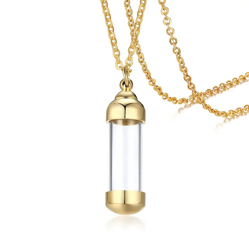 Stainless Steel Perfume Bottle Pendant for Men Women - Image 9