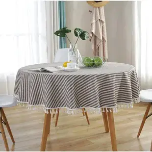 Nordic Striped Cotton Linen Curtain Grey Floating Design — feature 16