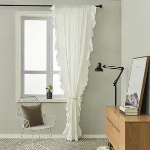 Nordic Striped Cotton Linen Curtain Grey Floating Design — feature 2