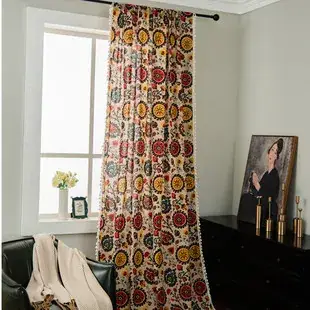 Nordic Striped Cotton Linen Curtain Grey Floating Design — feature 3