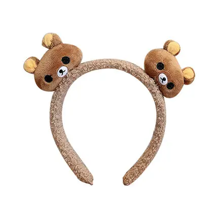 Cute Bear Face Wash Hairband for Girls - Image 6