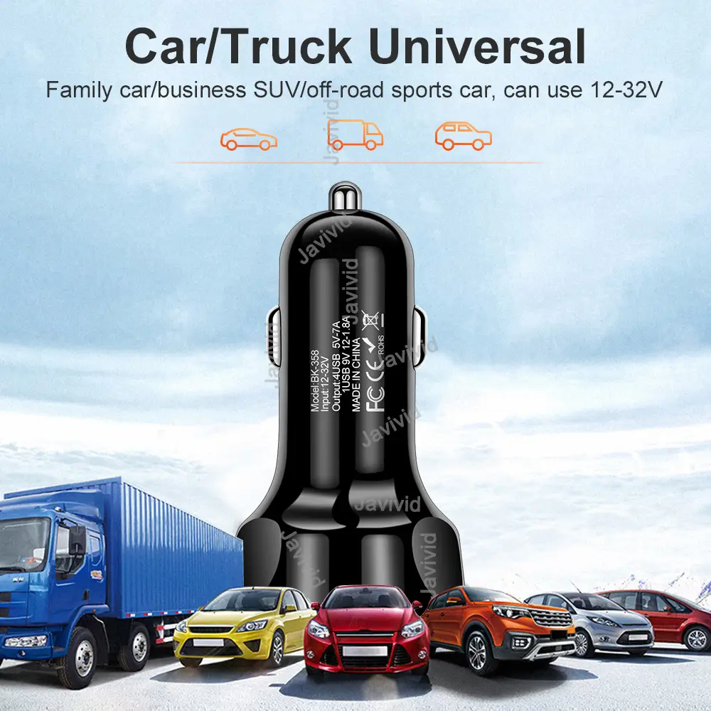 4USB Fast Charging Car Charger 3.0 QC3.0 - Image 8
