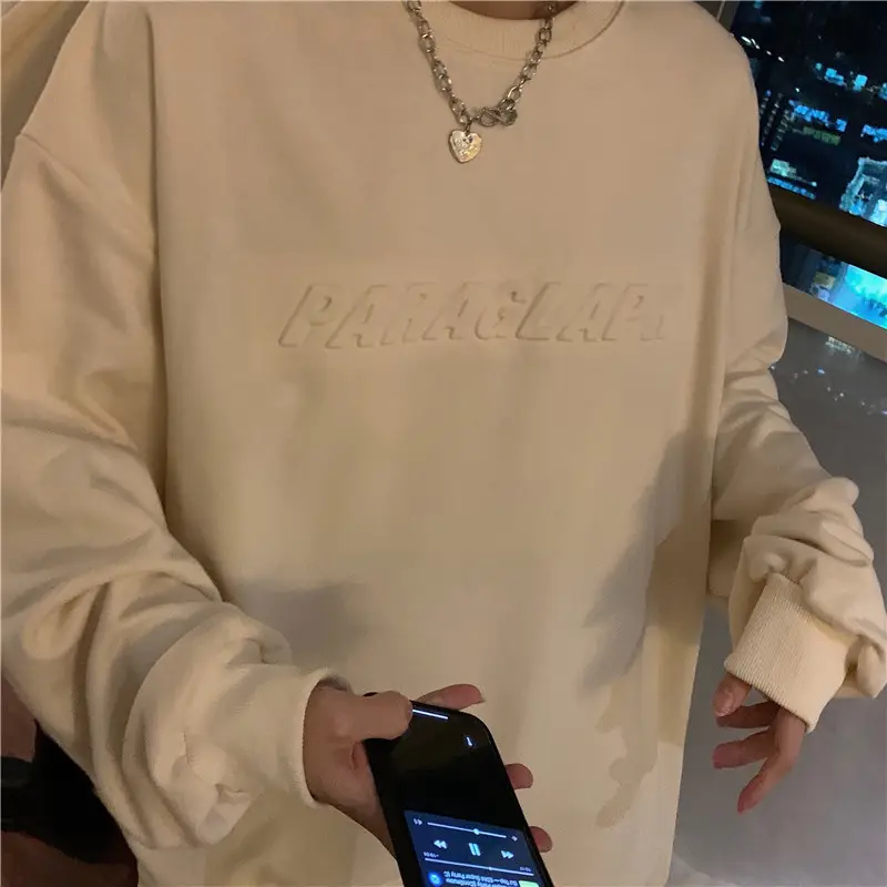 Women's Teal Printed Long Sleeve Sweatshirt — feature 61