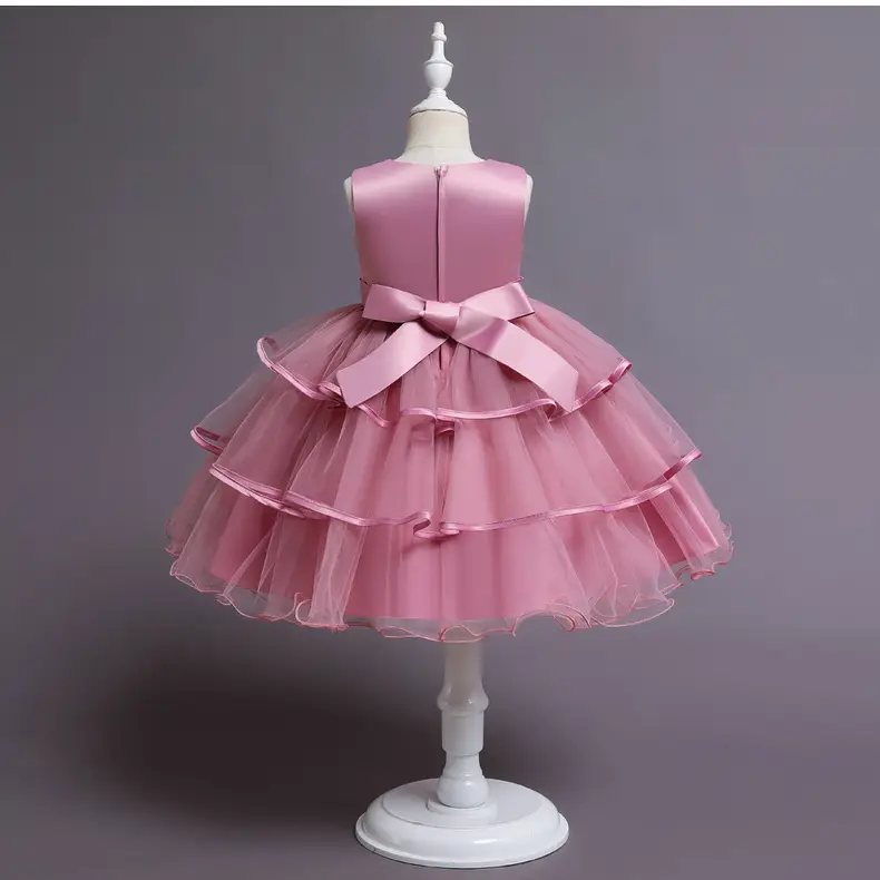 Blue Tulle Princess Dress for Girls Wedding Dance Party — feature 24