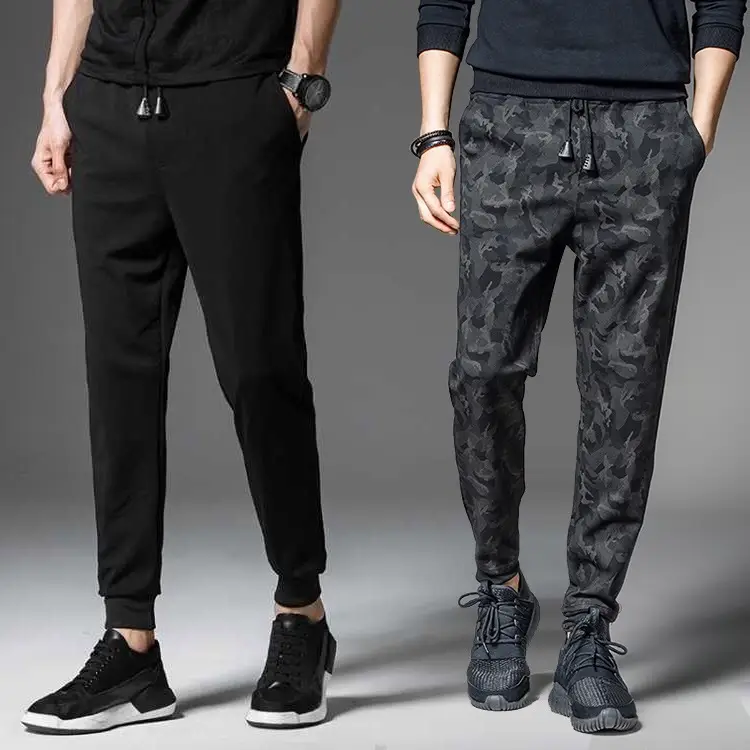 Men Black Harshap Velvet Camo Pants Harshap Thick - Image 9