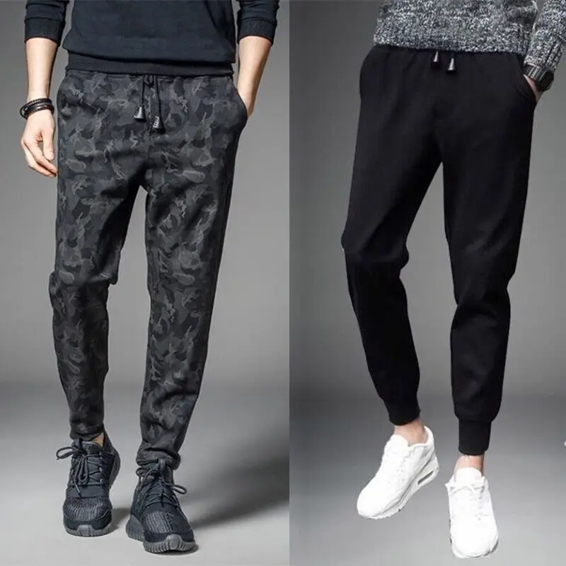 Men Black Harshap Velvet Camo Pants Harshap Thick - Image 11