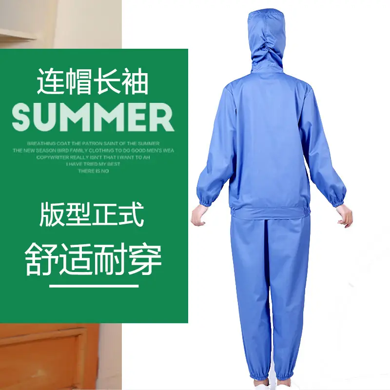 Wholesale Hooded Work Suit Long Sleeve Spray Paint Protective - Image 4