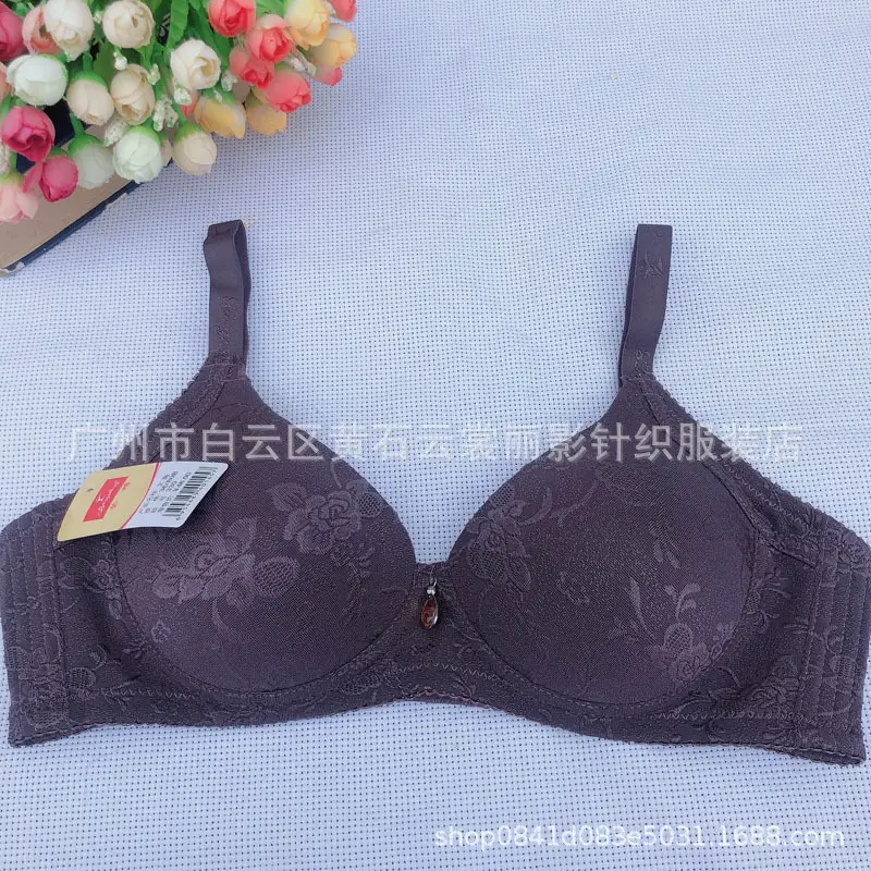 Genuine goods man Yingqi 330 wireless bra medium thick B cup comfortable push up bra cup side breast push up underwear