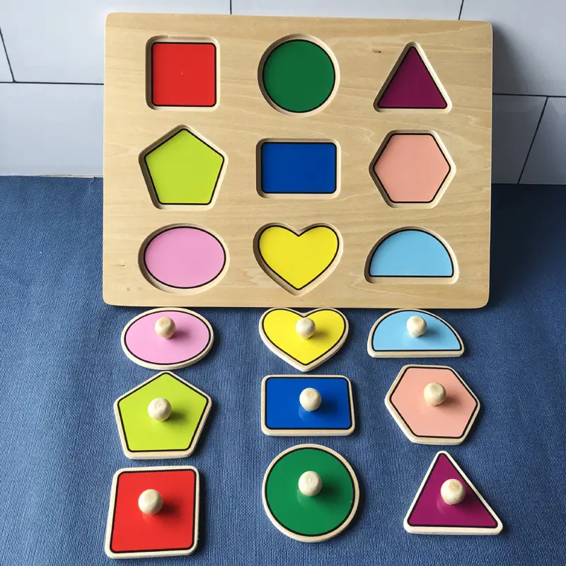 Montessori Fruit Puzzle Board for Kids Cognitive Learning - Image 3