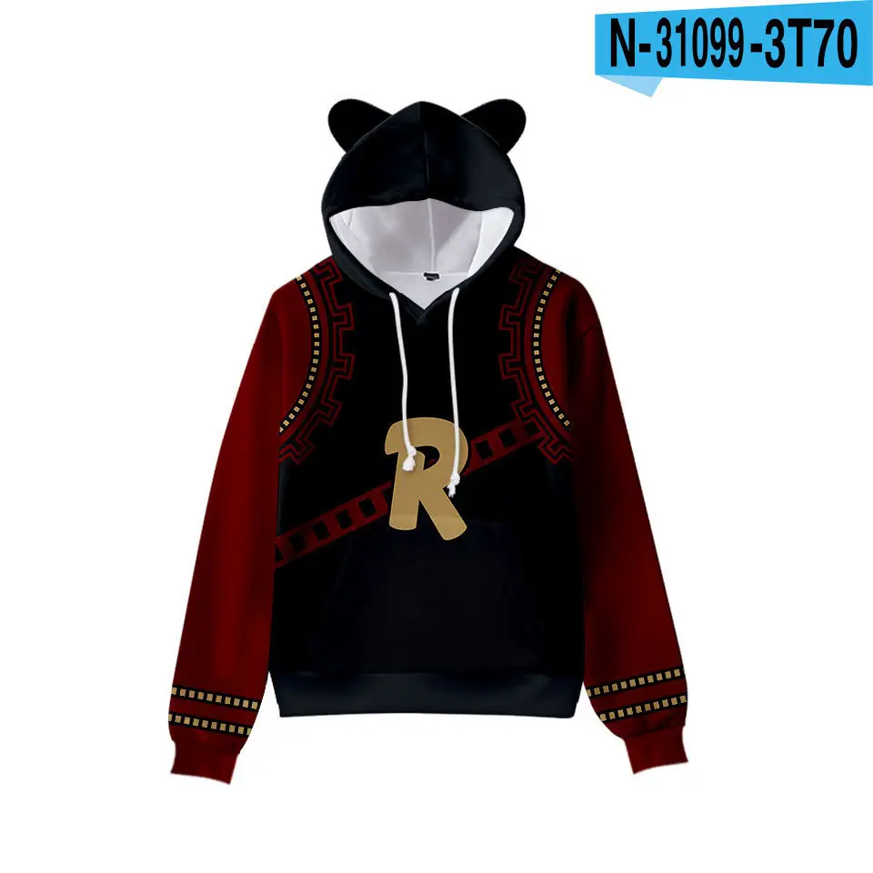 3D Fleece Hooded Vest for Kids with Cat Ear Design - Image 10
