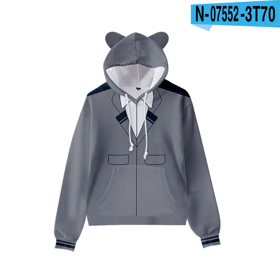 3D Fleece Hooded Vest for Kids with Cat Ear Design - Image 12