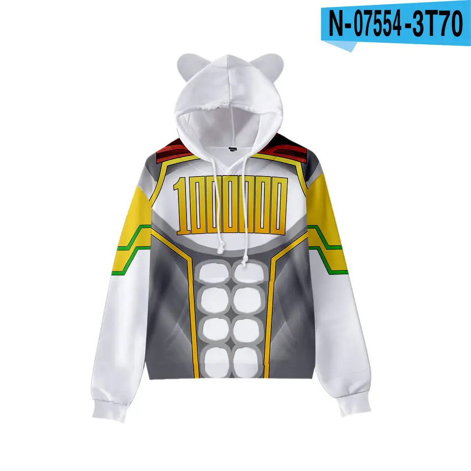 3D Fleece Hooded Vest for Kids with Cat Ear Design - Image 14