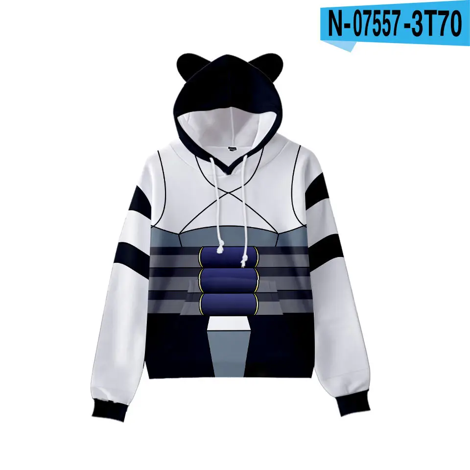 3D Fleece Hooded Vest for Kids with Cat Ear Design - Image 17